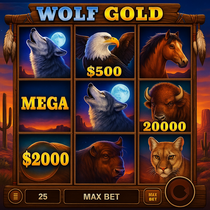 RoyalsTiger - Wolf Gold Slot Game
