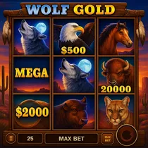 RoyalsTiger - Wolf Gold Slot Game