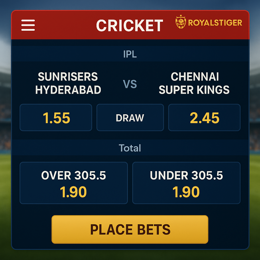 RoyalsTiger - Cricket Betting - Australian Cricket Sports Betting